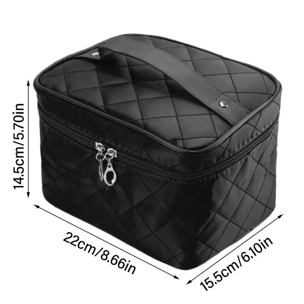 trousse à cosmétiques matelassurera de voyage pour femme, sac à main multifonctionnel, étuis à cosmétiques étanches, grande capacité