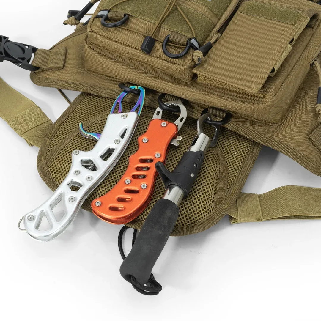 sac de poitrine multifonctionnel, gilet tactique pour hommes, sac à dos d'hydratation avec porte-équipement, sac de course pour marathon, cyclisme, trekking