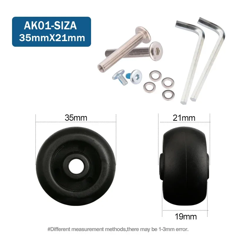 roues de rechange pour valise, roulettes silencieuses universelles, accessoires pour valises de 20 à 28 pouces
