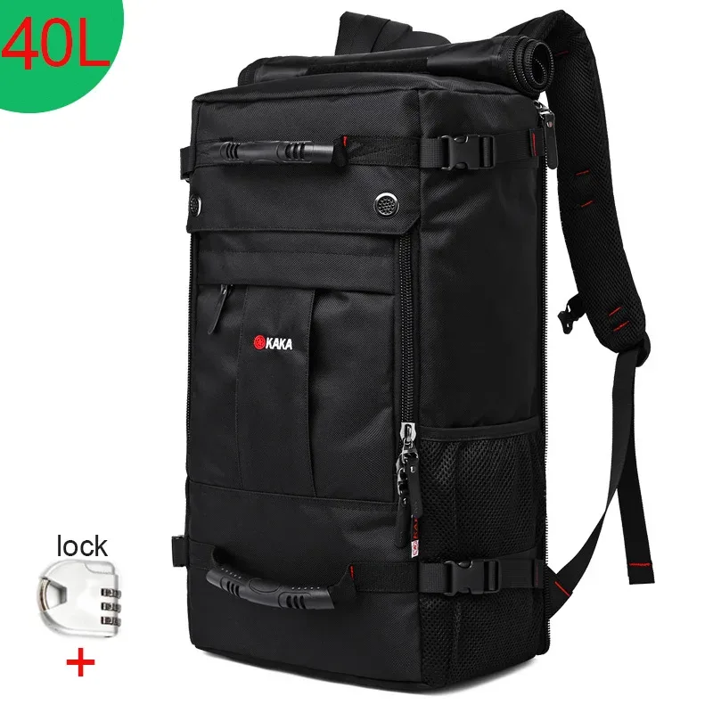 kaka 50l étanche voyage sac à dos hommes femmes multifonction 17.3 sacs à dos d'ordinateur portable mâle extérieur sac à bagages mochilas meilleure qualité