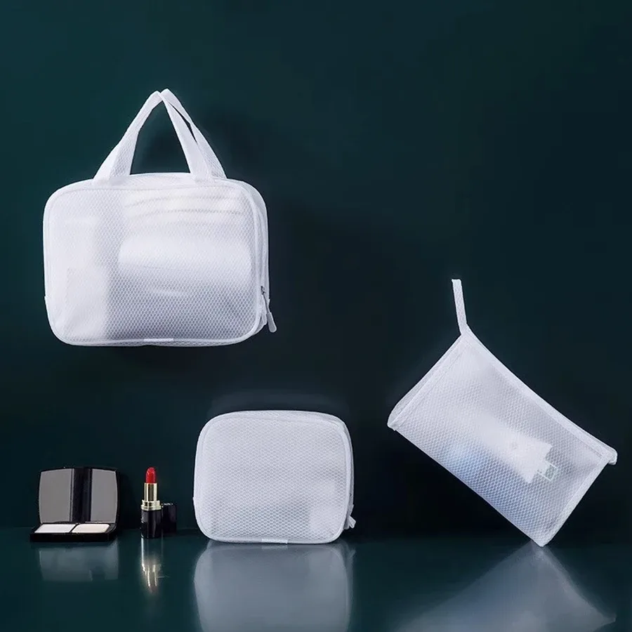 trousse de maquillage grande capacité, sac de toilette portable étanche pour voyages d'affaires, sac de rangement de voyage