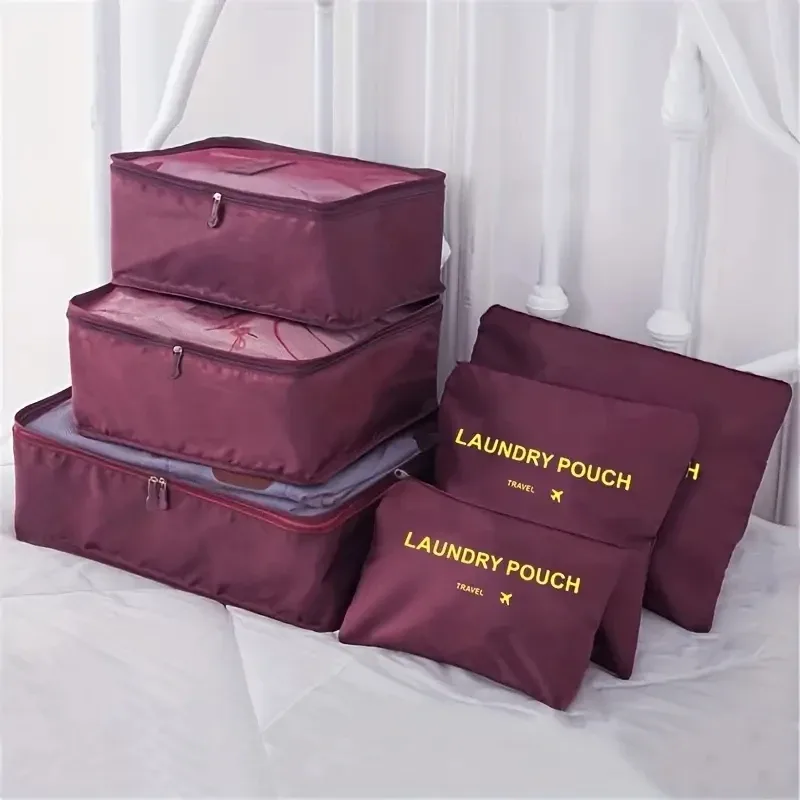 organisateur voyage nylon fleur rose gris rouge kaki vert violet marron orange noir beige transparence pratique elégant compression vêtement cosmétique toilette