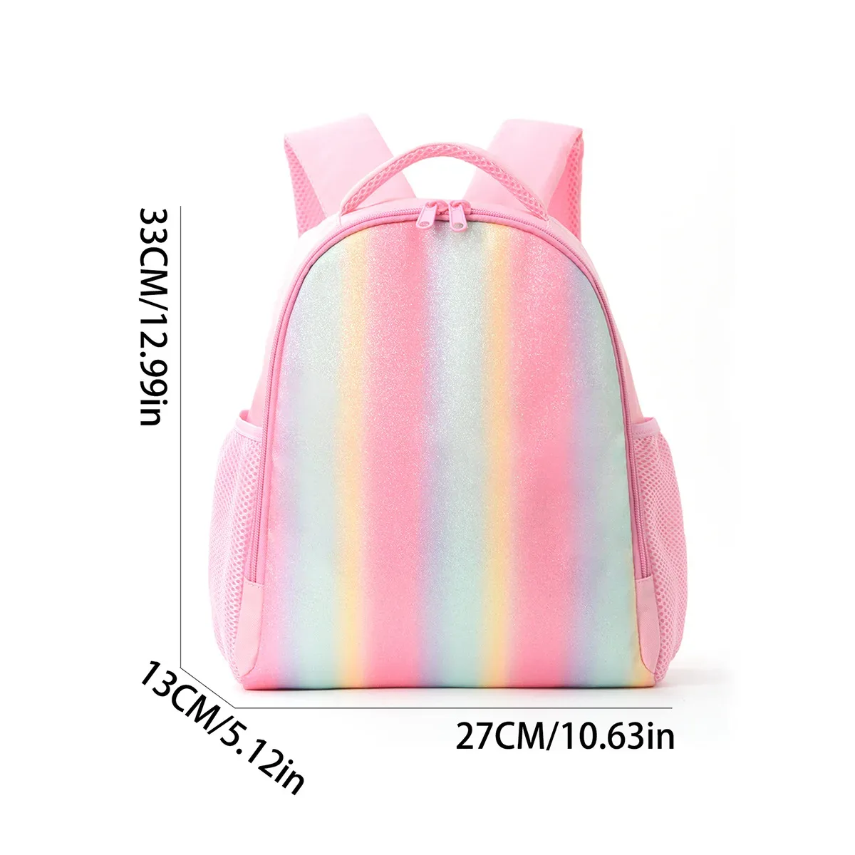 sac à dos scolaire arc-en-ciel pour les élèves du primaire, léger, décontracté, sac à dos pour enfants, sac de voyage