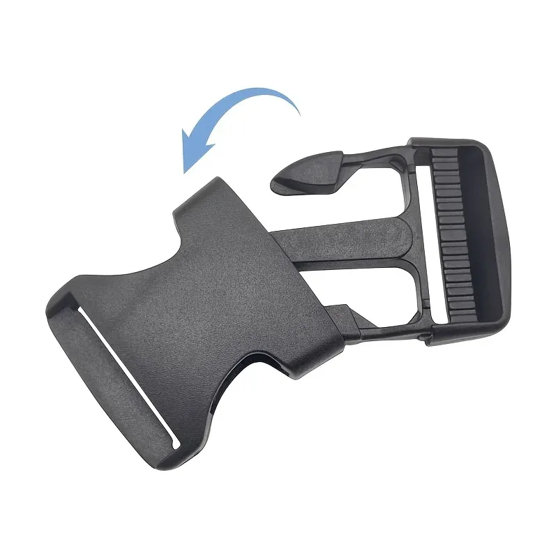 lot de 5 accessoires pour sac à dos : boucles d'insertion en plastique épaissi, fermoirs et boucles de réglage pour sac à dos