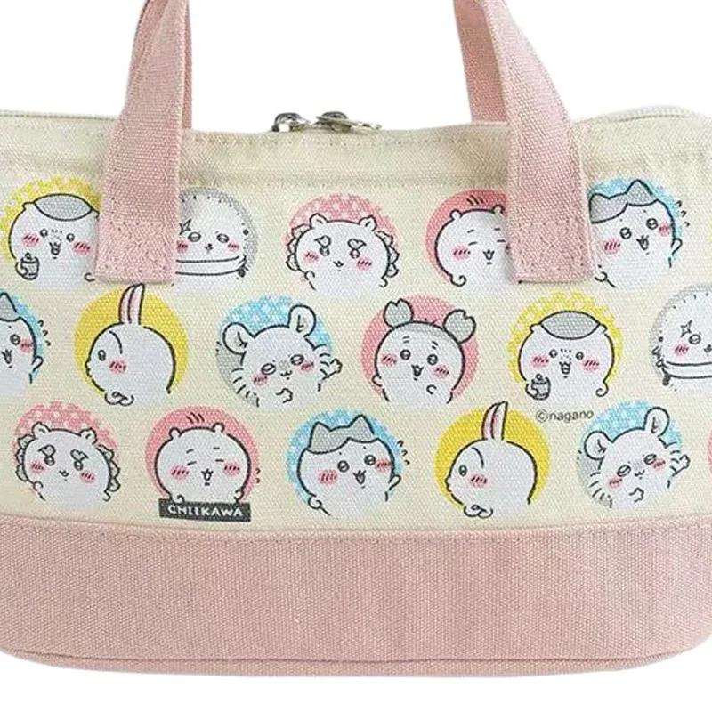 nouvelle sacoche isotherme portable chiikawa pour femme, motif dessin animé kawaii, en aluminium, pour garder les repas au frais