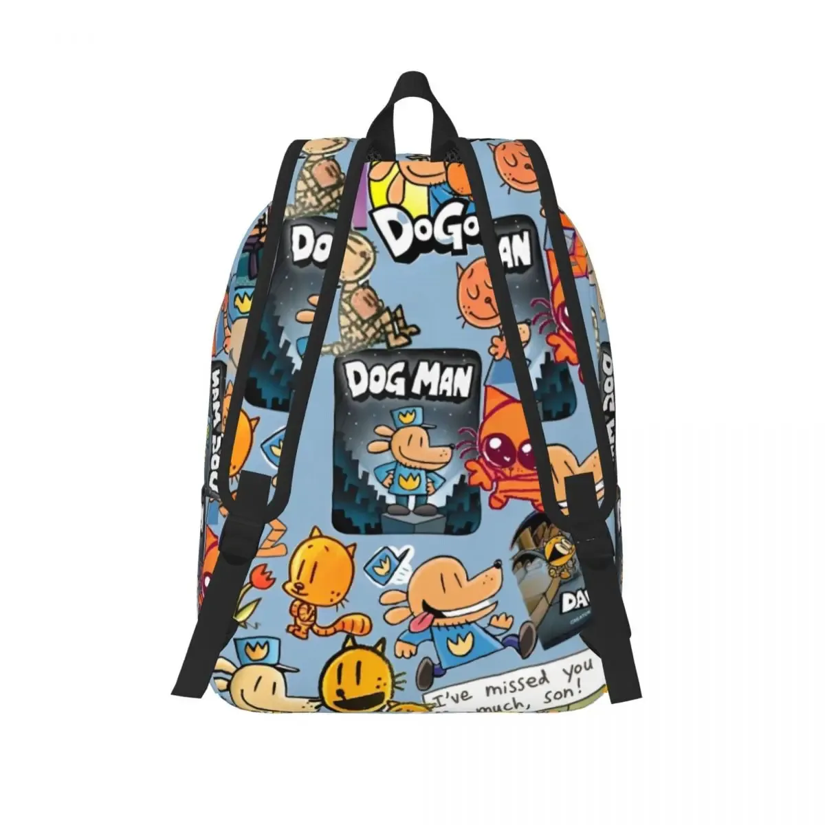 sac à dos de film comique pour hommes et femmes, sac à dos de lycée décontracté, sac à dos d'affaires, sacs en toile d'université, léger, chien, homme
