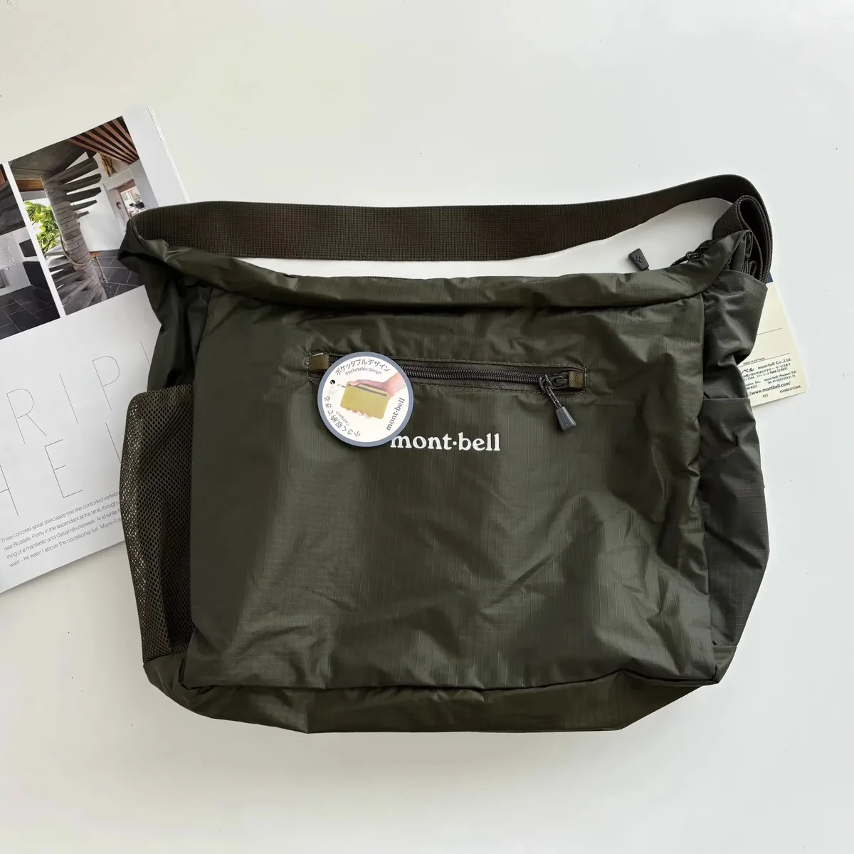 sac bandoulière de loisirs d'extérieur, marques japonaises célèbres, léger, imperméable, portable, grande capacité, sac à bandoulière polyvalent et tendance