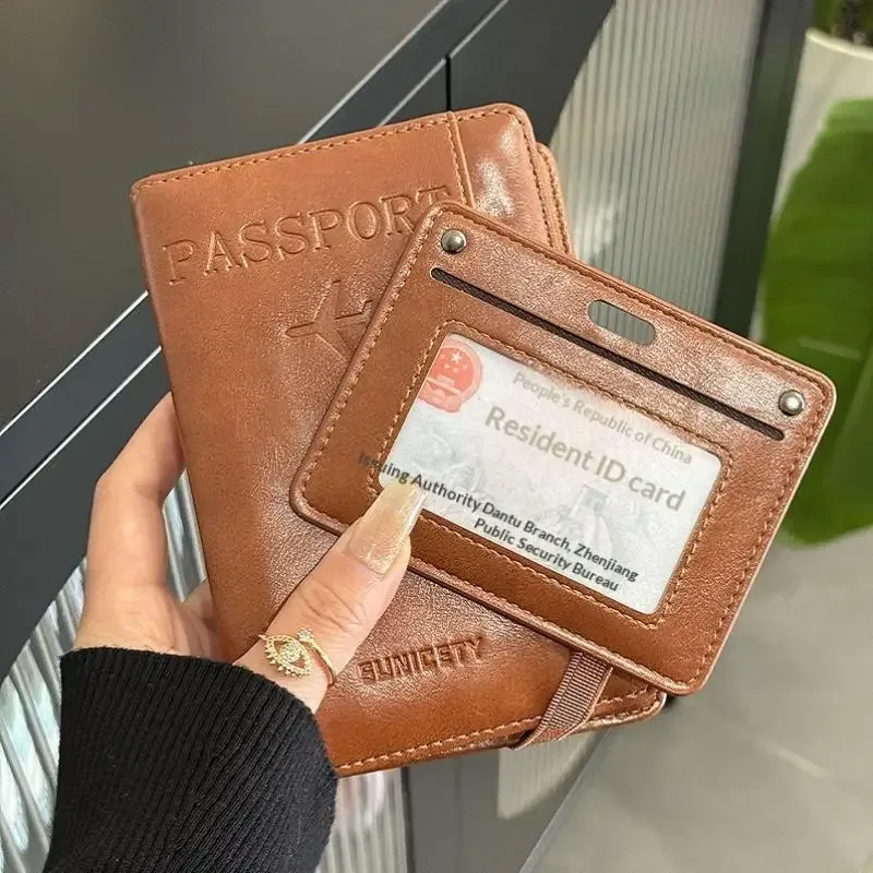 porte-passeport durable, étui pour documents de voyage, étui de protection pour passeport, sac pour femme, organiseur d'identité étanche