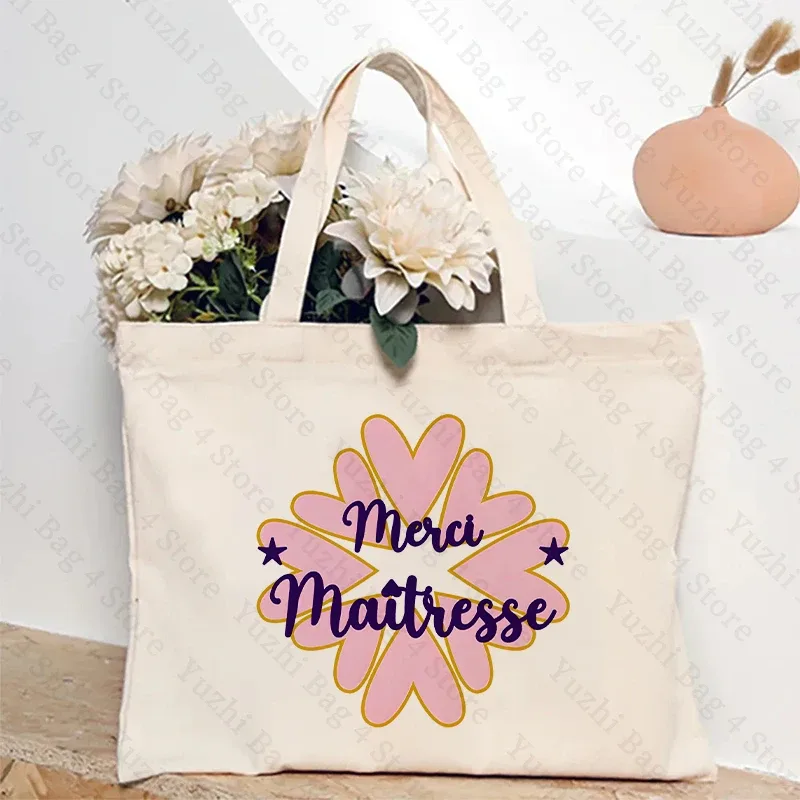 sac fourre-tout de shopping de mode pour femmes avec professeur de chouette et sac à bandoulière design hibou cadeau pour éducatifs cadeau maitresse d'école