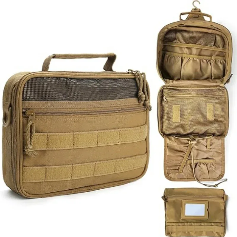 sac tactique d'extérieur portable et durable pour hommes, 1 pièce, en tissu oxford, sac de rangement tactique polyvalent, grande capacité