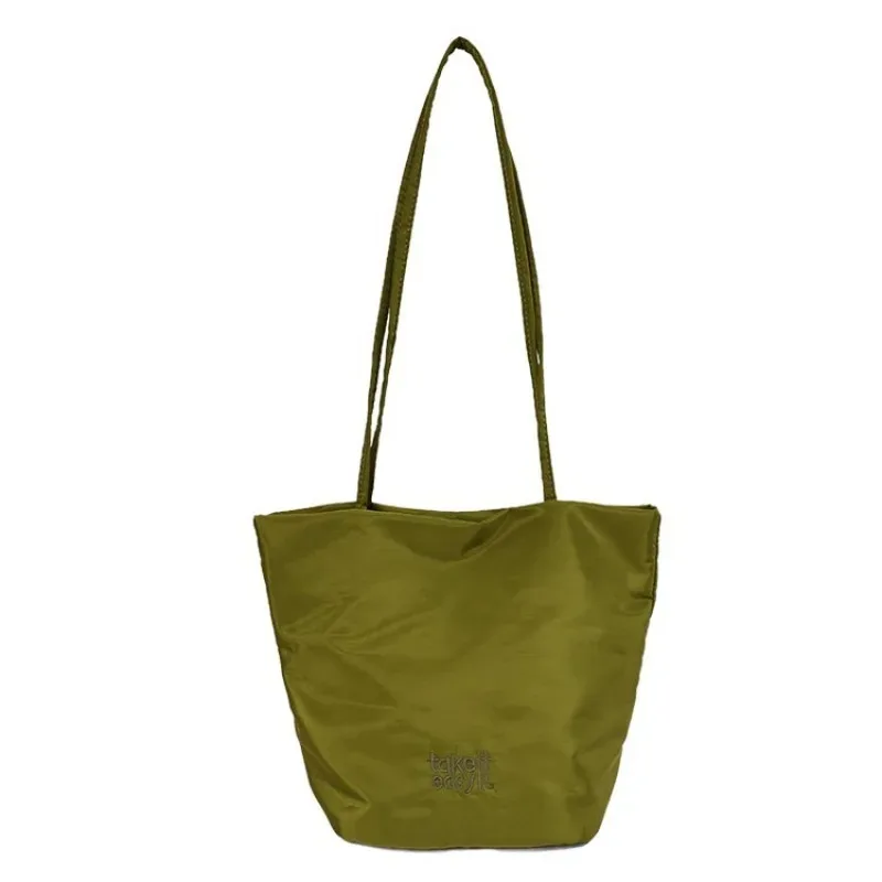 sac fourre-tout mini en nylon uni décontracté pour femme, sac à bandoulière léger pour usage quotidien, travail, voyage et sorties décontractées