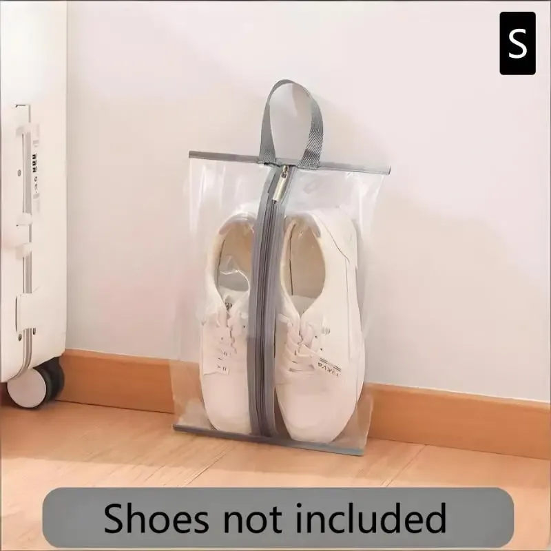 sacs à chaussures transparents pour le rangement, 10 pièces, organisateur de chaussures imperméable pour les voyages d'affaires et le placard à domicile