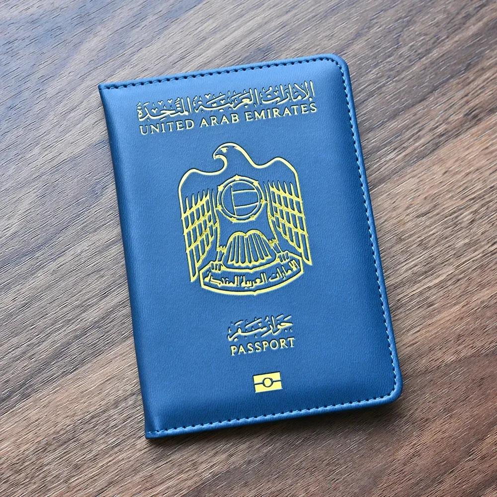 organisateur voyage housse passeport personnalisée noir argent arabie saoudite émirats unis cadeau femmes filles