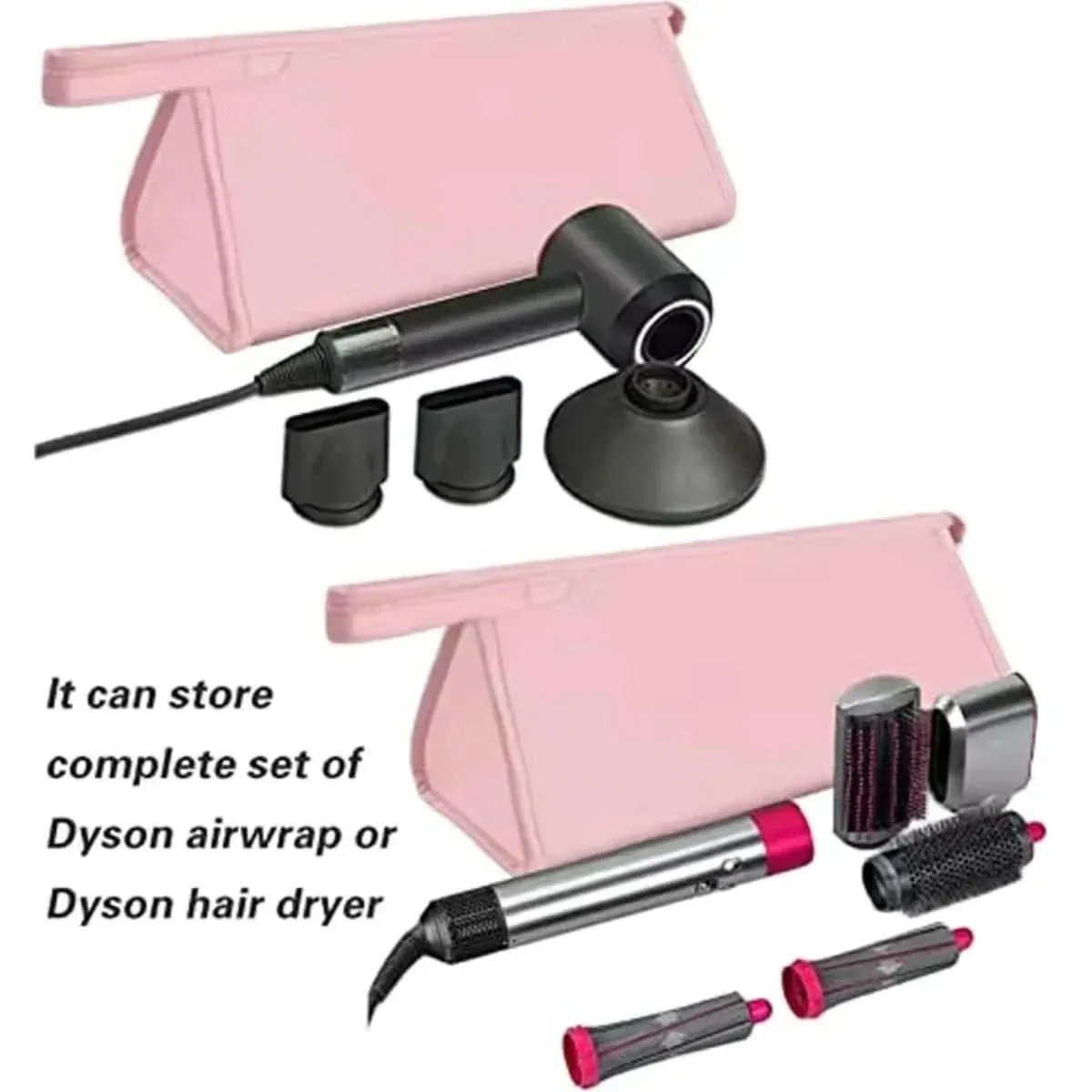 sac de rangement étanche pour sèche-cheveux, rangement d'accessoires pour fer à friser dyson, housse de protection, étui de voyage portable