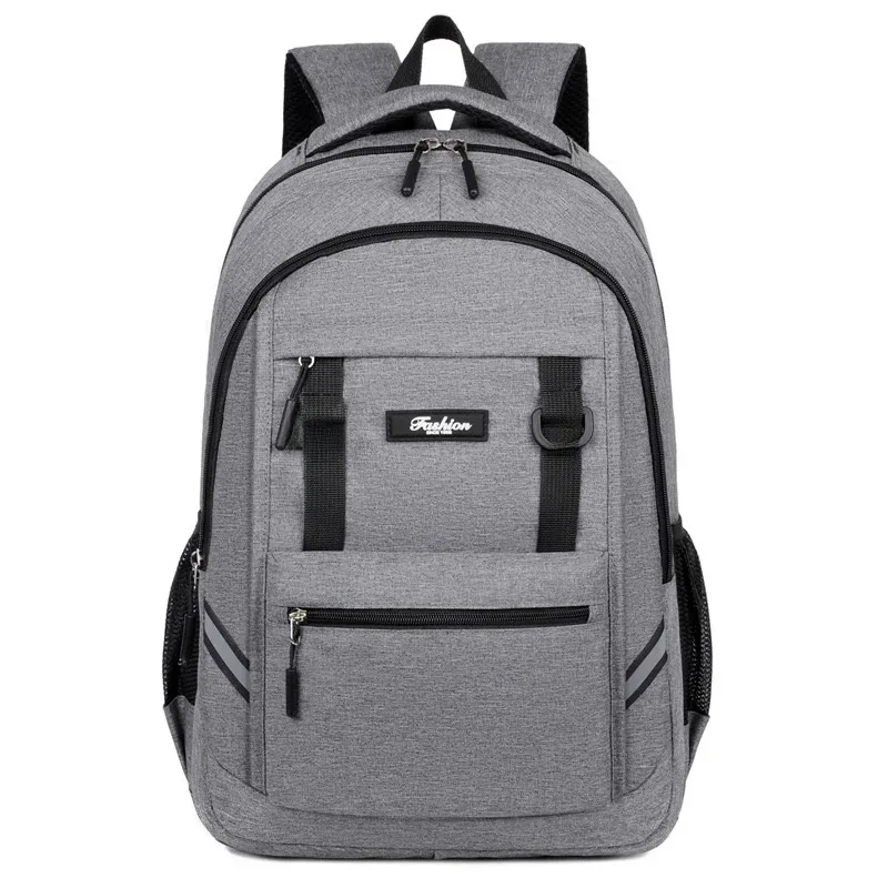 sac à dos décontracté grande capacité pour homme, idéal pour les courts séjours, sac d'école en tissu oxford, sac à dos de sport et de loisirs pour l'extérieur, sac à bandoulière de voyage