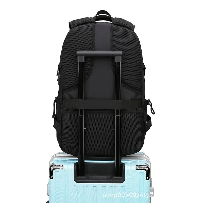 sac à dos, cartable résistant à l'usure pour étudiants, sac à bandoulière double tendance unisexe, sac décontracté pour ordinateur portable, sac de voyage grande capacité