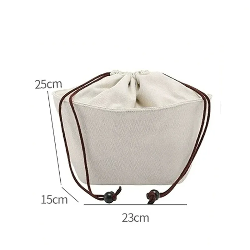 insert organisateur pour sac à cordon avec bandoulière pour sac en paille tressée anagram s/m/l, support et doublure intérieure, accessoires pour sacs