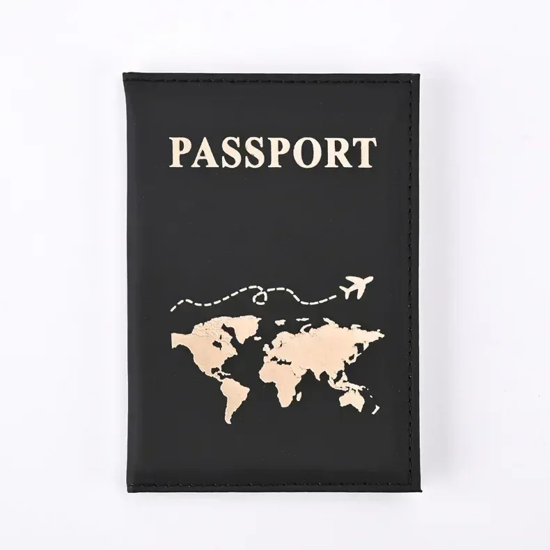 porte-passeport en cuir pour femmes et hommes, organiseur de documents de voyage avec emplacements pour cartes