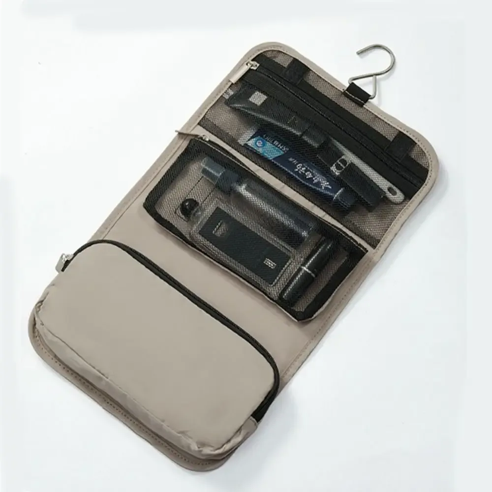 trousse de toilette portable grande capacité, séparation sec/humide, étanche, suspendable, sac de rangement maquillage détachable et pliable