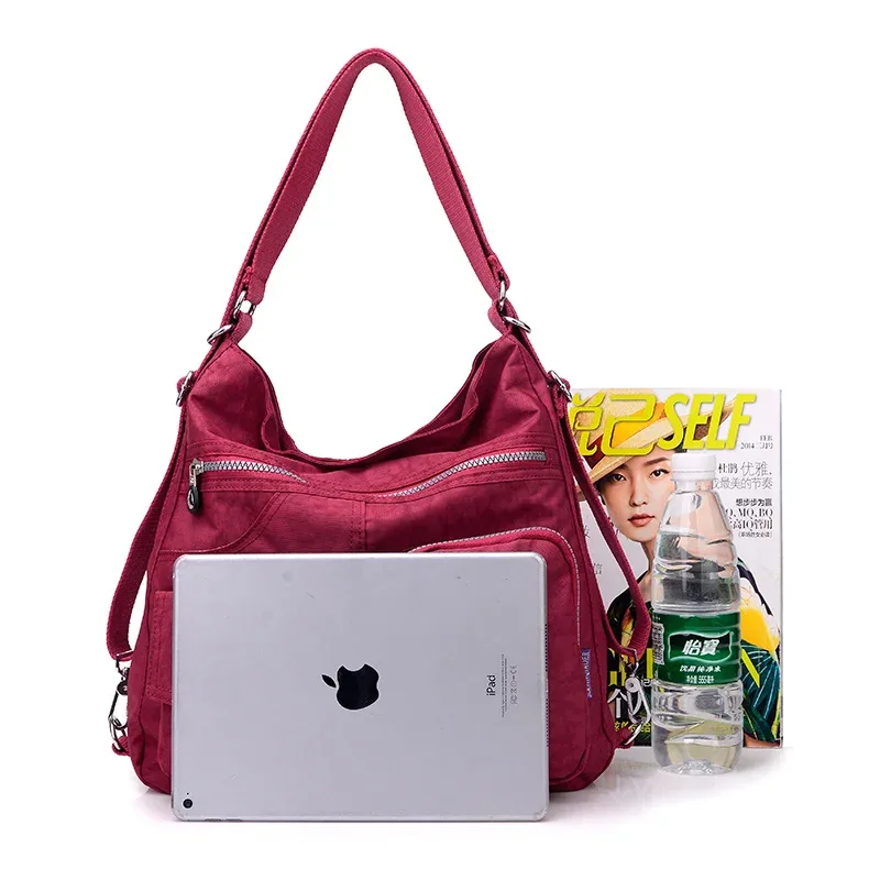style preppy femmes sac à dos en nylon sacs d'école naturels pour adolescent décontracté femme sacs à bandoulière mochila voyage bookbag sac à dos
