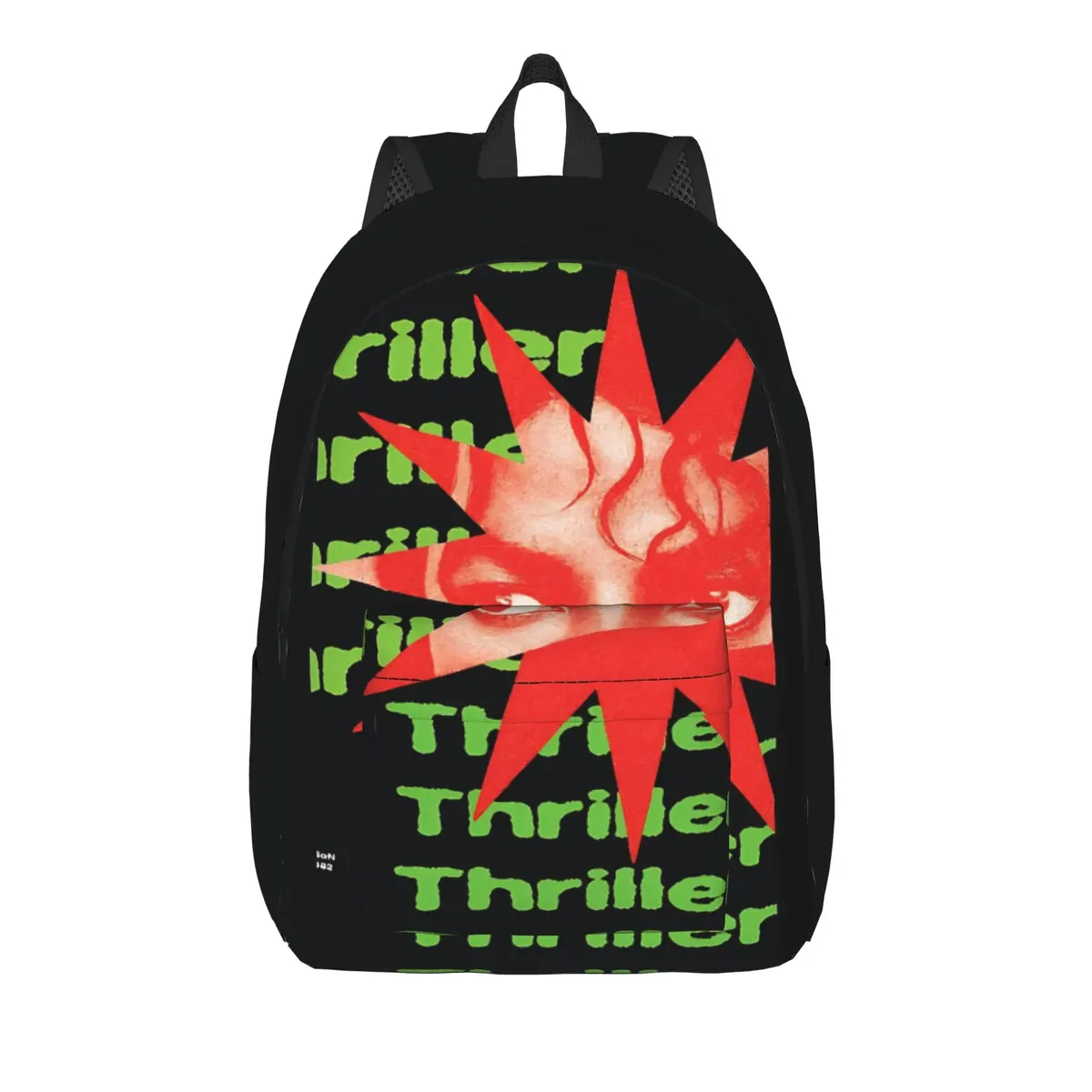 sac à dos vintage de la collection « retour à l’école », style pop, avec l’effigie de michael jackson, idéal pour les étudiants et pour ranger les collations.