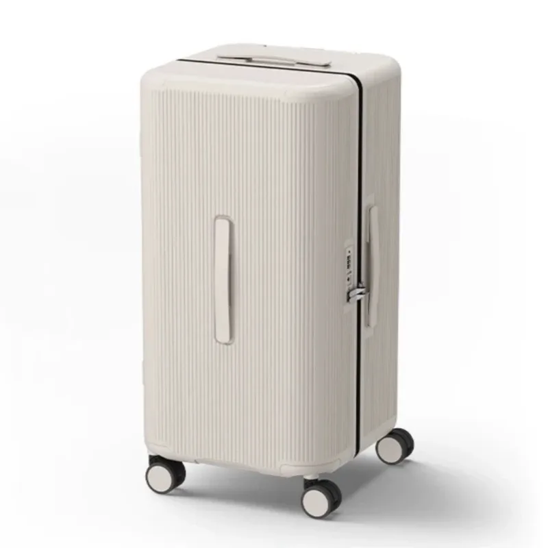 valise rigide en matériau pc avec serrure tsa, bagage à roulettes pour femmes, valise de voyage à grande capacité 20/24/28/30 pouces