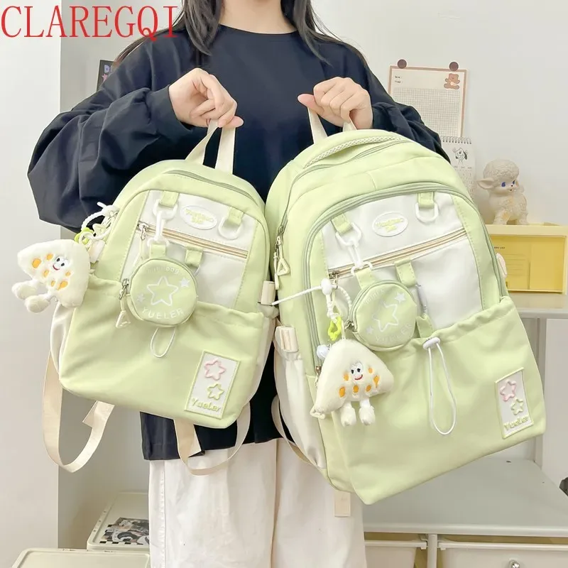 sac à dos mignon de grande capacité pour adolescentes, sac à dos pour ordinateur portable réutilisable pour filles, sacs à dos pour filles de 10 à 12 ans, léger et résistant à la saleté, cadeau.