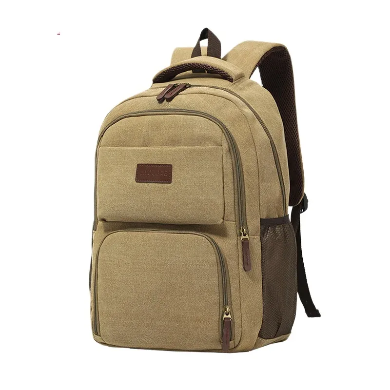 sac à dos pour hommes à la mode sac à dos en toile décontracté haut de gamme pour femmes sac à dos pour ordinateur portable de grande capacité cartable simple et durable