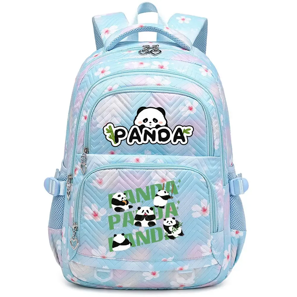 nouveau panda he hua sac à dos mignon dessin animé imprimé étudiant cartable mode garçons filles haute qualité grande capacité voyage sacs à dos