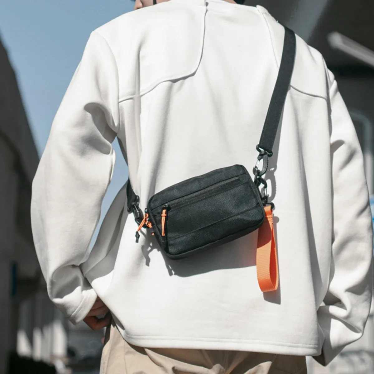 sac à bandoulière simple et décontracté, large sangle d'épaule, sac à bandoulière de grande capacité pour femmes, sac à bandoulière pour téléphone portable