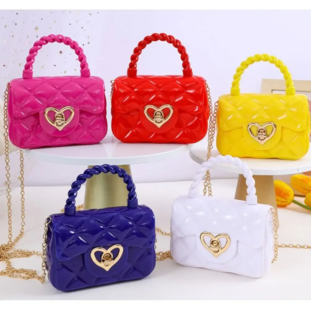 sacs à bandoulière en cuir pu pour enfants, sacs initiés par le cœur, mini porte-monnaie pour enfants, sac à msi pour filles, sac à main pour enfants, cadeaux à la mode