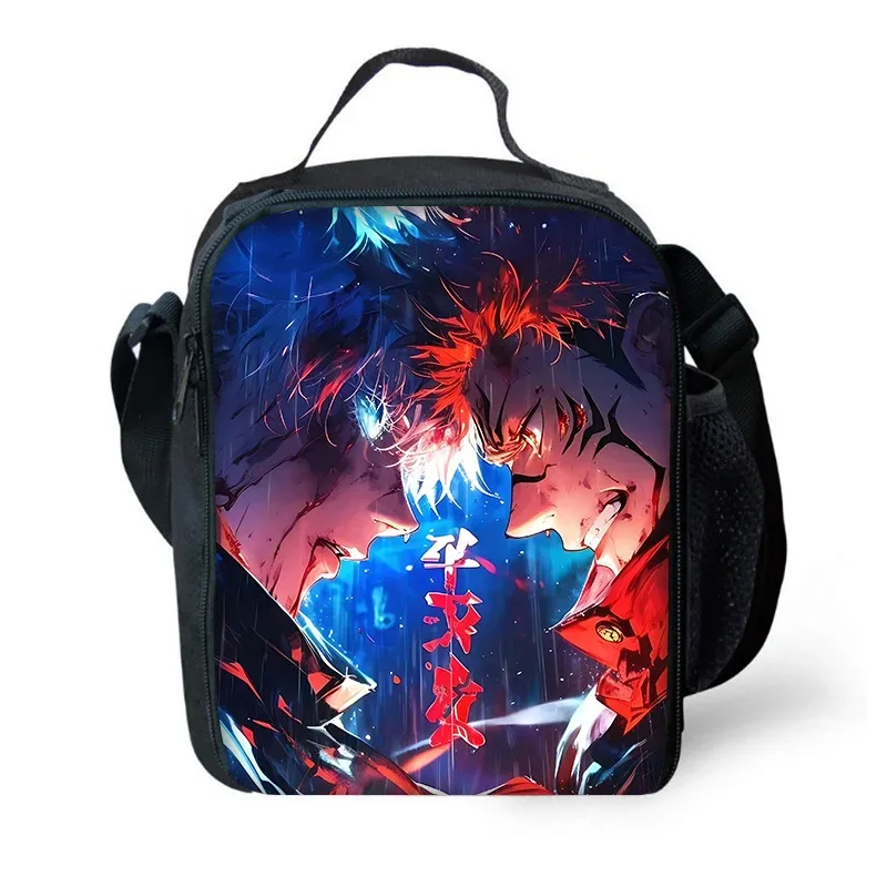 sac à dos d'école pour enfants, anime j-jujutsus k-kaisens, avec sacs à déjeuner, sacs à crayons, sacs d'école pour garçons et filles, meilleur cadeau