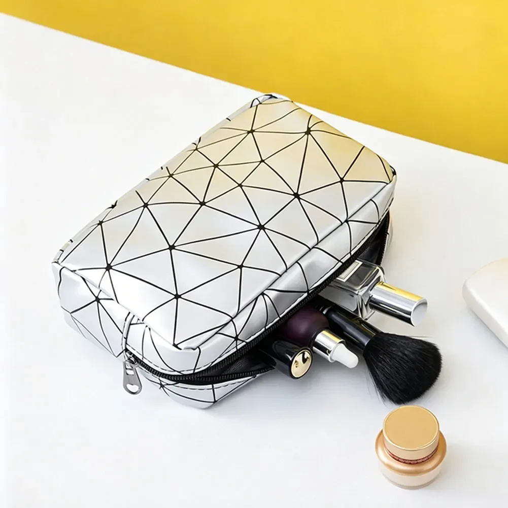 sac à cosmétiques pour femmes, pochette de rangement de maquillage étanche rétro, trousse de toilette de voyage, pour sac à pinceaux de maquillage, trousse de maquillage portable polyvalente