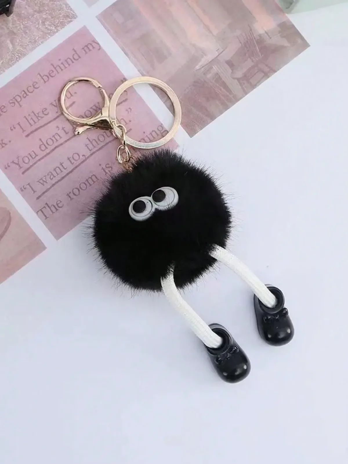 porte-clés en peluche mignon pour femmes, sacs à dos, sac kawaii moelleux, pendentif à breloque, coquette y2k, cadeau pour femmes et filles, accessoires de sac