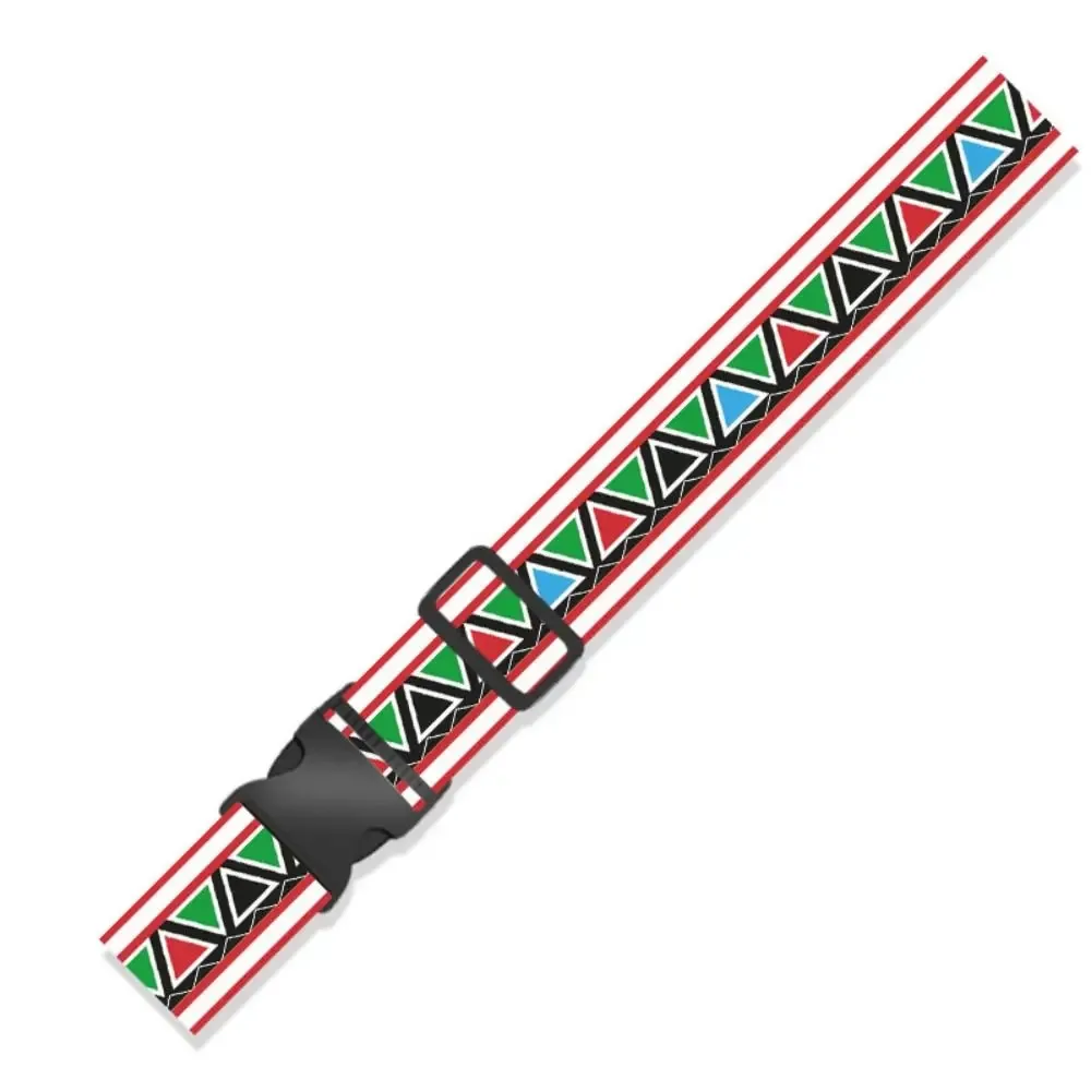 ceintures bagages multicolores abs geometrie noirs bleus roses kaki rouges gris beiges voyage sécurité valises