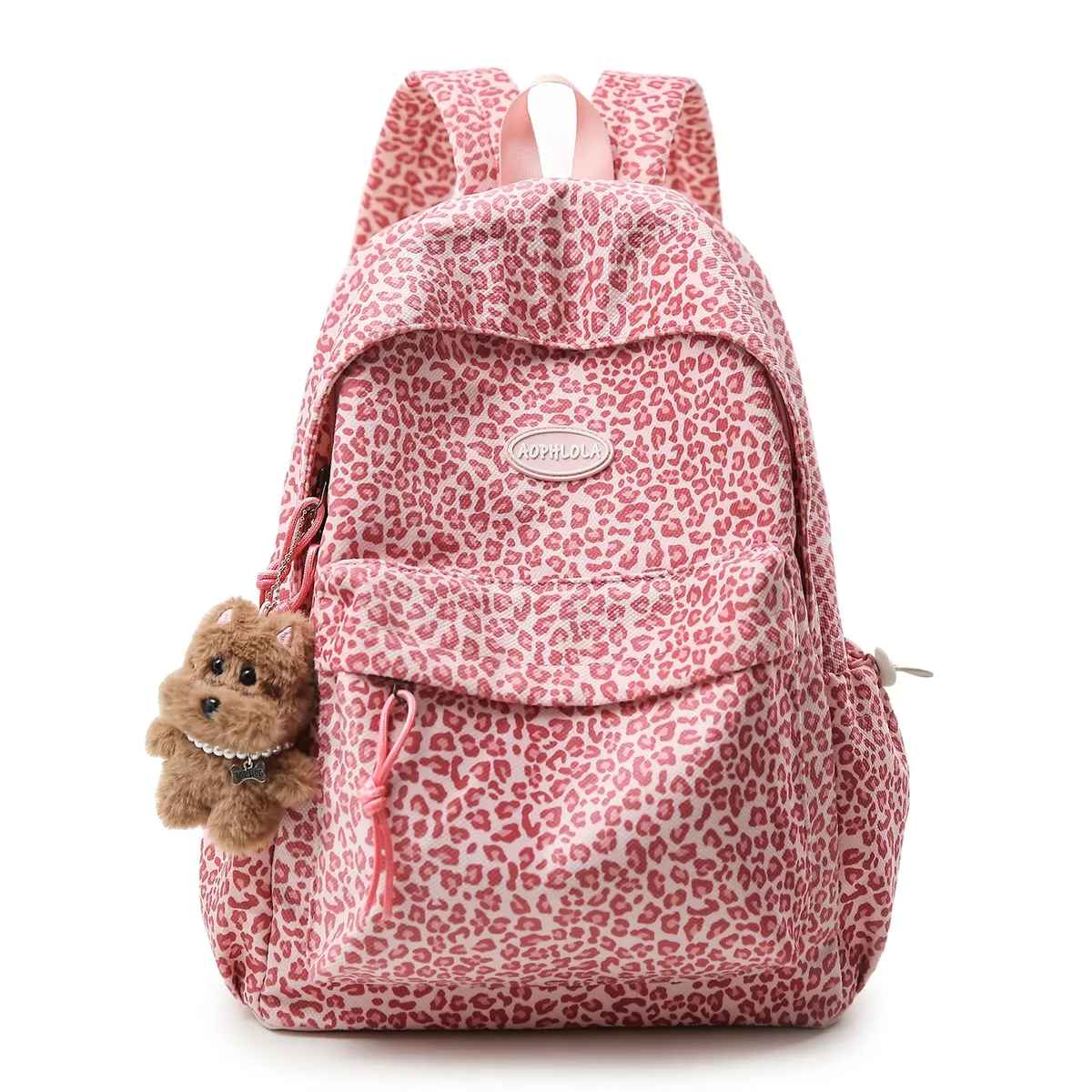 matériel en daim imprimé léopard femme sac à dos école livre sacs pour adolescentes femme étudiant dame loisirs bagpack