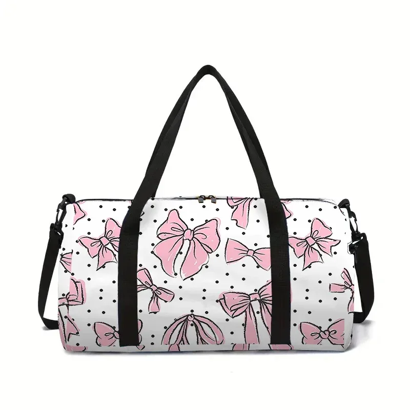 sac de voyage rose papillon grande capacité pour garçons/filles, meilleurs cadeaux, sacs de voyage 2d de dessin animé pour enfants, sac de sport extérieur