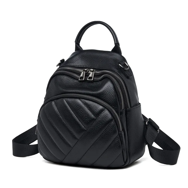 sac à dos zooler en cuir véritable pleine fleur 100% pour femme, nouvelle collection, luxe, grande capacité, sac de voyage de marque, design tendance # sc1826
