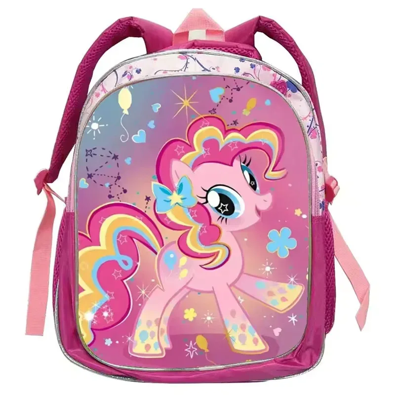 sac à dos rose my little pony rainbow equestria, cartable de maternelle, sac à double épaule, sac de voyage en cuir, cadeaux