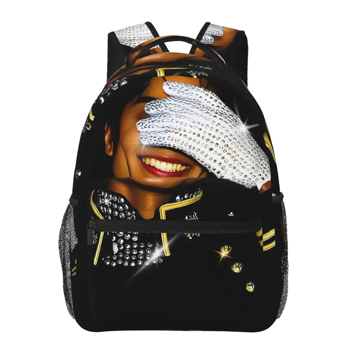 sac à dos à motif imprimé michael jackson pour étudiants, sac d'école, sac à dos de randonnée, sac à dos de voyage pour garçons et filles, sac à dos à la mode, sacs à bandoulière