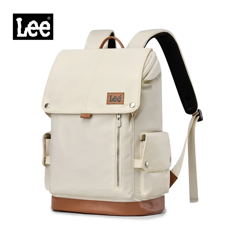 lee nouveau style coréen sac à dos en cuir à rabat femmes hommes grande capacité affaires banlieue voyage sac à dos acheter ordinateur portable école livre sac