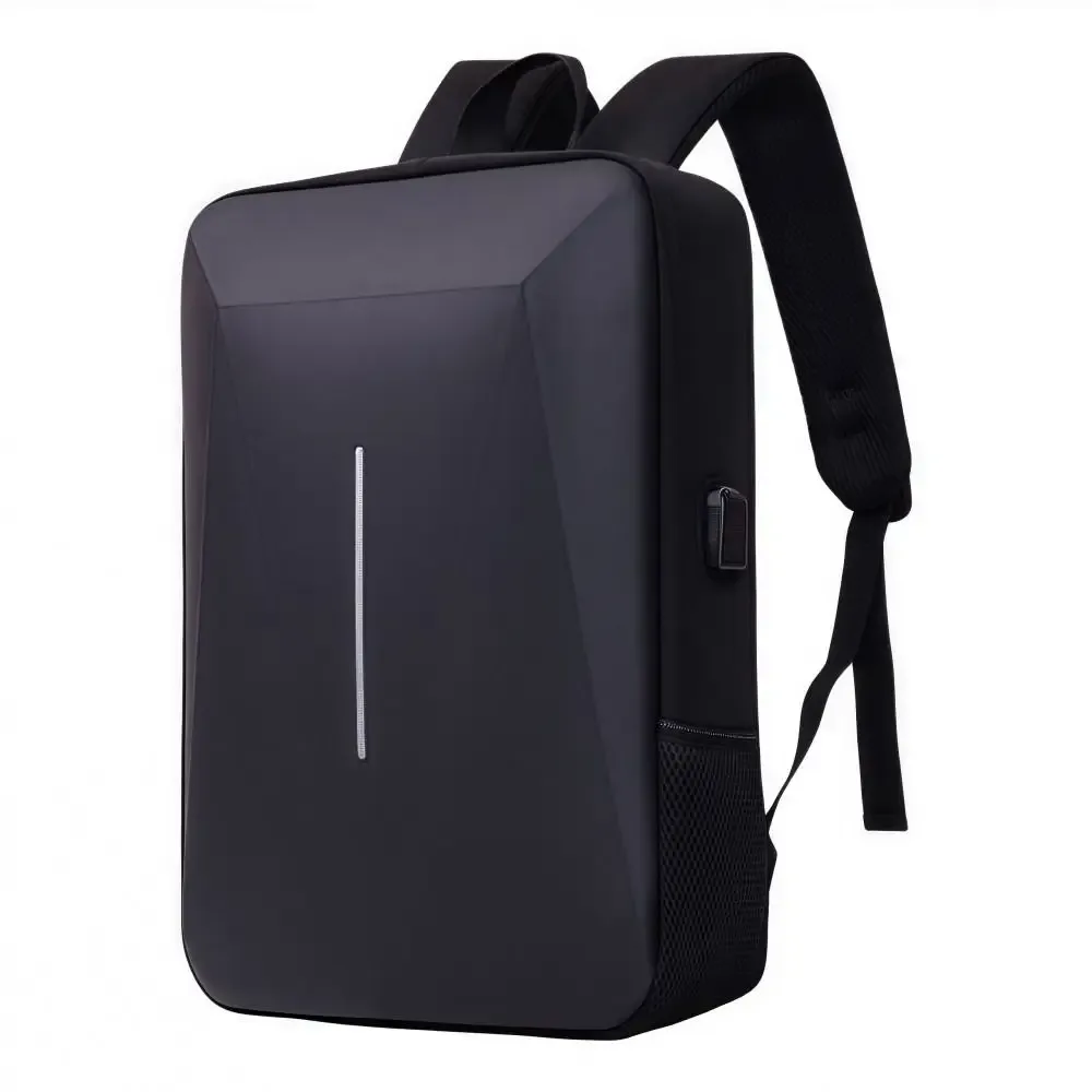 sac à dos antivol à coque rigide, grande capacité, polyvalent, décontracté, en eva, avec port de charge usb, étanche, sac d'ordinateur pour affaires