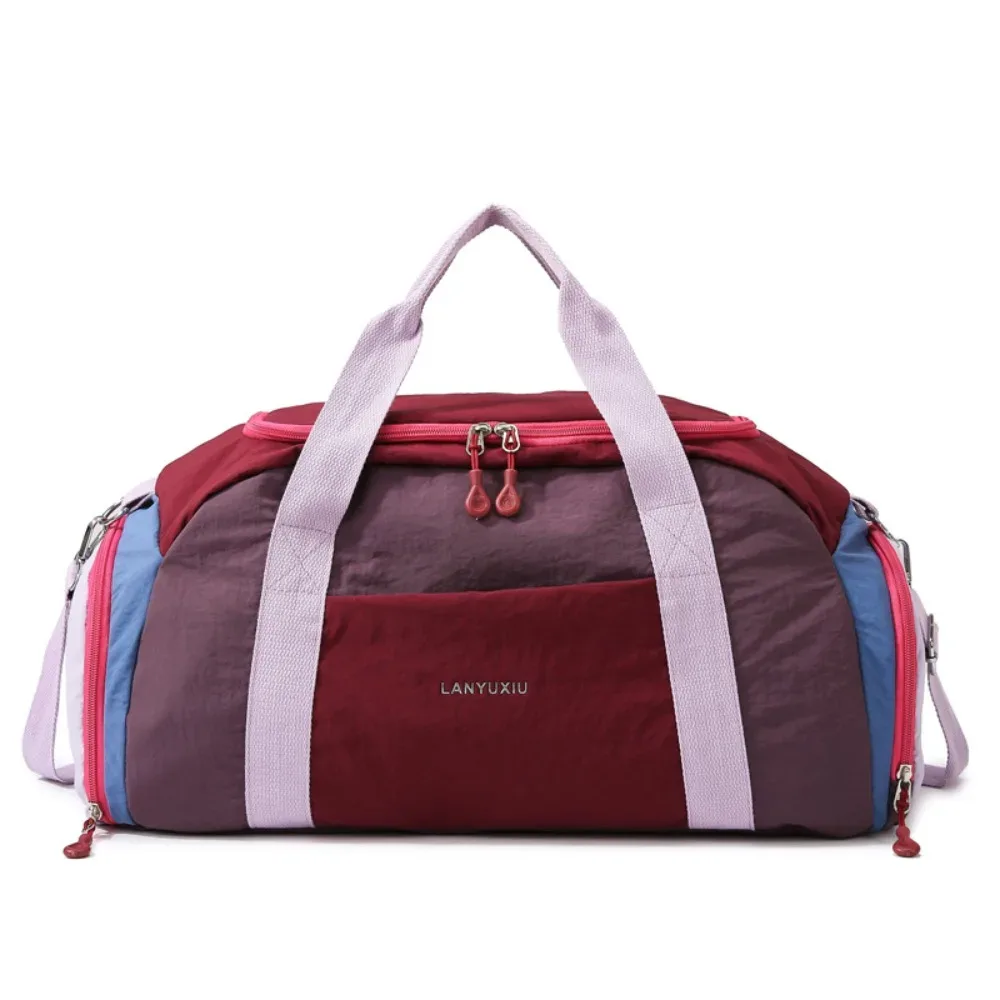 sac de sport pour femme avec séparation sec/humide, grande capacité, sac de voyage, sac à main, sac bandoulière