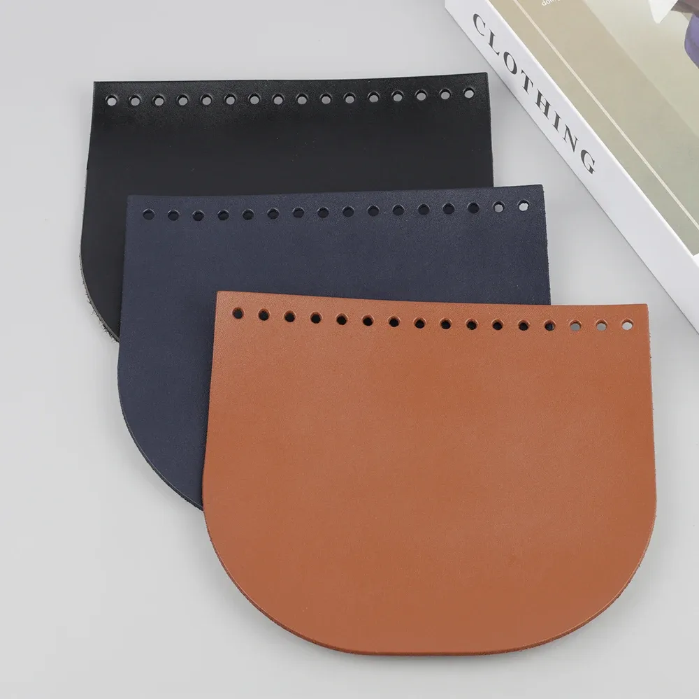 Sac à bandoulière en cuir véritable à la mode, housse à rabat de remplacement pour femmes, sac à main spécial noir, accessoires de bricolage, matériel de couture