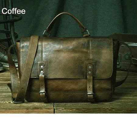 sac messager vintage en cuir véritable pour homme, sac à bandoulière en cuir pour homme, sac bandoulière masculin, sac de loisirs, sac à main, marron gris