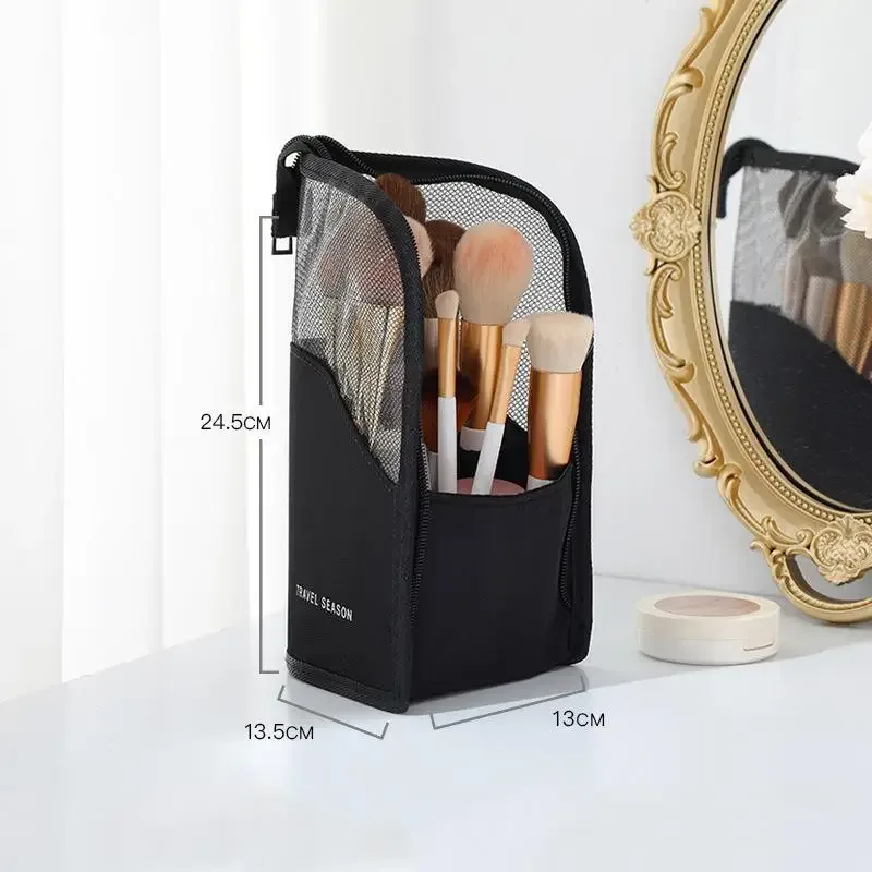 étui pour pinceaux de maquillage, support pour pinceaux et outils, sac cosmétique imperméable, support de rangement de voyage pour les essentiels de maquillage