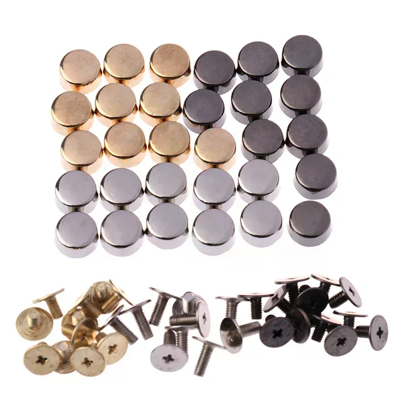 accessoires de couture, sac à main, sacs à bandoulière, goujons inférieurs, rivets, vis, 10 pièces