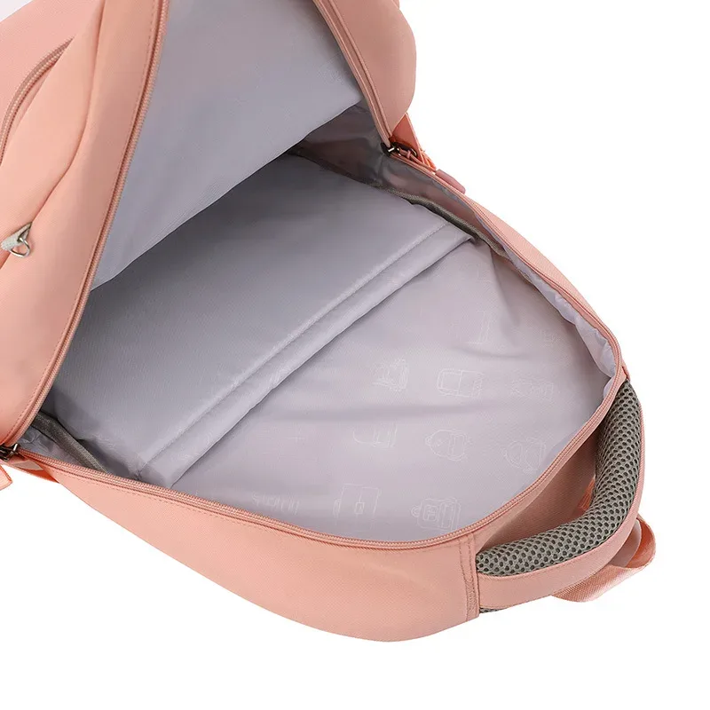 fille école sac à dos jeunesse grande capacité sacs à dos en nylon cartable sac à dos multi poches sac à dos décontracté sac de voyage