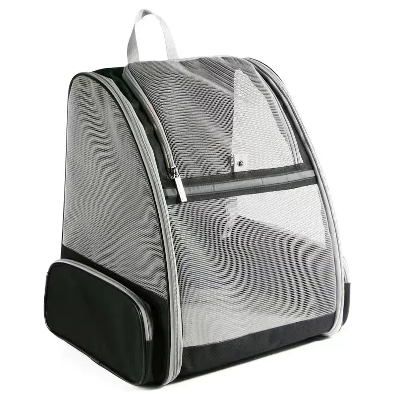 sac à dos de transport pour animaux de compagnie, pour petits chats et chiens, chiots, caractéristiques de sécurité et coussin arrière, sac de transport pour les déplacements, fermetures éclair de sécurité