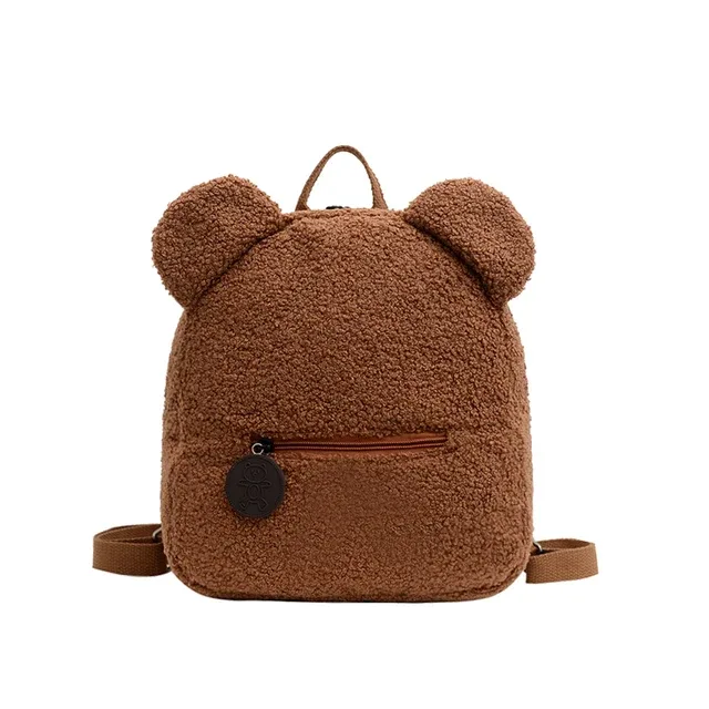 sacs à dos ours personnalisés nom personnalisé portablemini enfants voyage shopping sacs à dos femmes mignon ours en forme d'épaule sac à dos